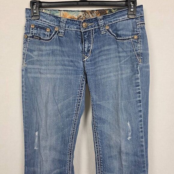 Adiktd Bootcut Jeans 6 W29 Embellished Pockets - Picture 3 of 10
